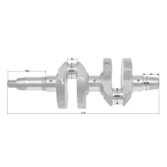 Wał korbowy Cedrus Agregat Diesel CEDDG12E-3F