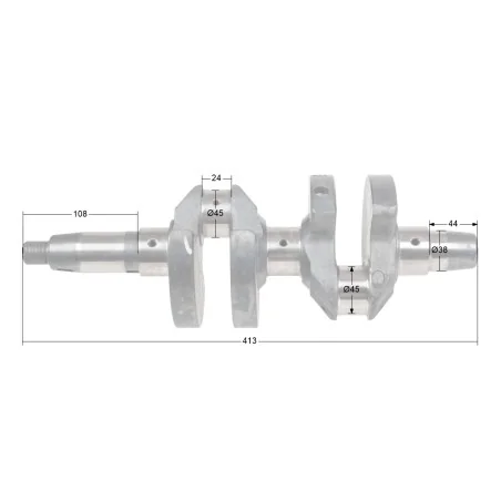 Wał korbowy Cedrus Agregat Diesel CEDDG12E-3F