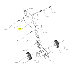 Kierownica Cedrus koparka łańcuchowa CEDKP02 Cedrus części