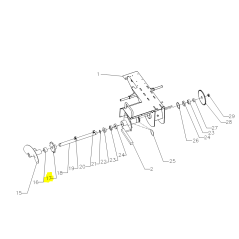 Zębatka napędu łańcucha Cedrus koparka łańcuchowa CEDKP02