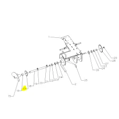 Zębatka napędu łańcucha Cedrus koparka łańcuchowa CEDKP02