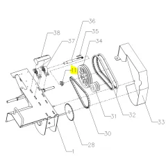Zębatka nr 11 Cedrus koparka łańcuchowa CEDKP02