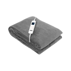 Koc elektryczny EB650 Grey super miękki 180 x 130 cm N'OVEEN