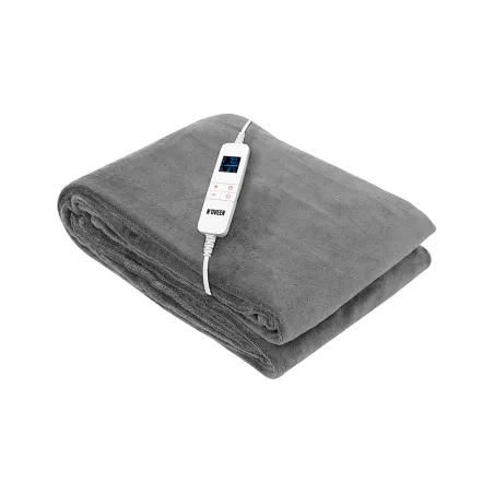 Koc elektryczny EB650 Grey super miękki 180 x 130 cm N'OVEEN