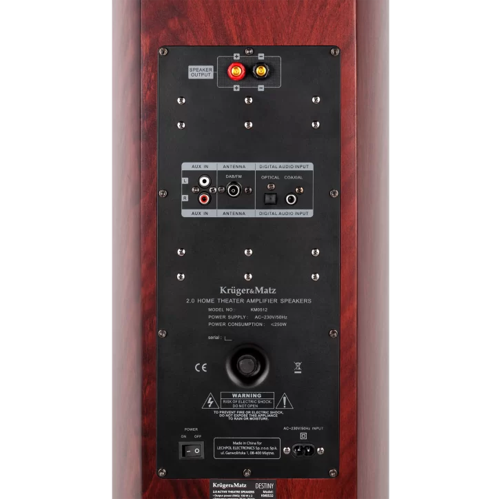 Kolumny głośnikowe aktywne Kruger&Matz Destiny, zestaw 2.0