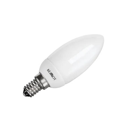 Kompaktowa lampa fluorescencyjna (świetlówka) świeca 8W, E14, 2700K