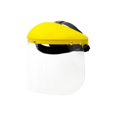 Przyłbica ochronna z osłoną pleksi