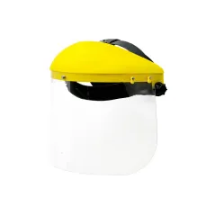 Przyłbica ochronna z osłoną pleksi