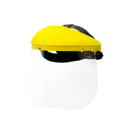Przyłbica ochronna z osłoną pleksi