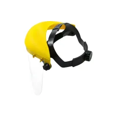 Przyłbica ochronna z osłoną pleksi