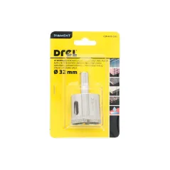 Otwornica z nasypem diamentowym 32 mm, diament galwanizowany