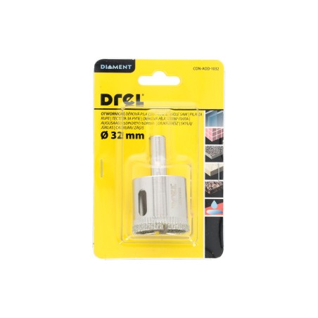 Otwornica z nasypem diamentowym 32 mm, diament galwanizowany