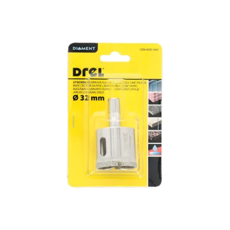 Otwornica z nasypem diamentowym 32 mm, diament galwanizowany