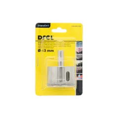 Otwornica z nasypem diamentowym 43 mm, diament galwanizowany