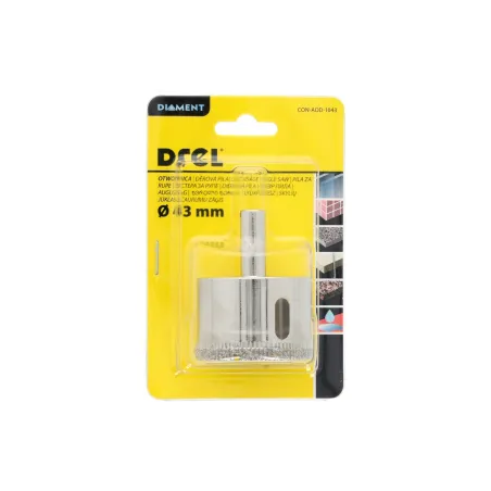 Otwornica z nasypem diamentowym 43 mm, diament galwanizowany