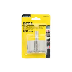 Otwornica z nasypem diamentowym 50 mm, diament galwanizowany