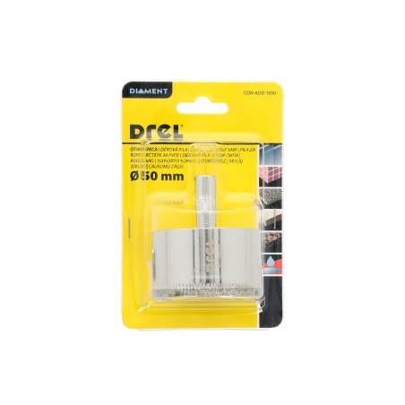 Otwornica z nasypem diamentowym 50 mm, diament galwanizowany