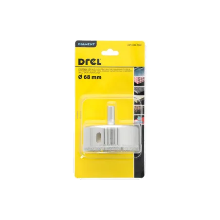 Otwornica z nasypem diamentowym 68 mm, diament galwanizowany