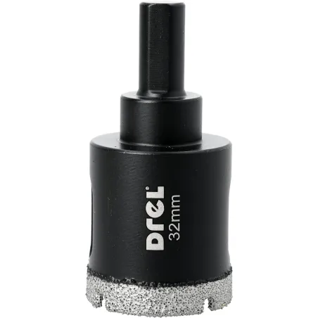 Otwornica z nasypem diamentowym 32 mm, diament lutowany