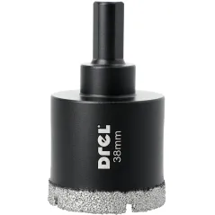 Otwornica z nasypem diamentowym 38 mm, diament lutowany