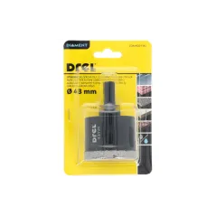 Otwornica z nasypem diamentowym 43 mm, diament lutowany