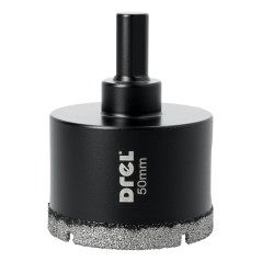 Otwornica z nasypem diamentowym 50 mm, diament lutowany