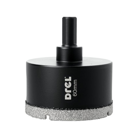 Otwornica z nasypem diamentowym 60 mm, diament lutowany