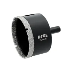 Otwornica z nasypem diamentowym 60 mm, diament lutowany