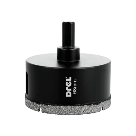 Otwornica z nasypem diamentowym 68 mm, diament lutowany