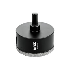 Otwornica z nasypem diamentowym 68 mm, diament lutowany