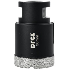 Otwornica z nasypem diamentowym 38 mm, M14, diament lutowany