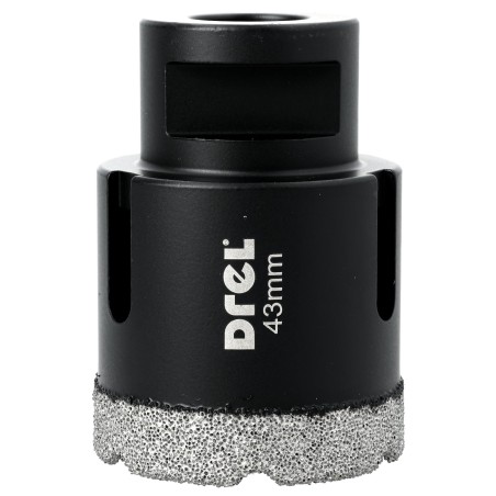 Otwornica z nasypem diamentowym 43 mm, M14, diament lutowany