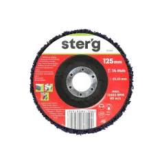 Włóknina ścierna 125 x 14 x 22.2 mm Fioletowa