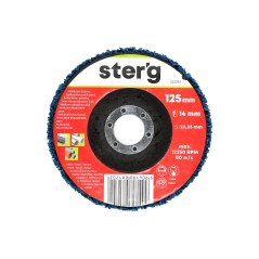 Włóknina ścierna 125 x 14 x 22.2 mm Niebieska