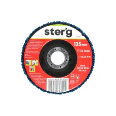 Włóknina ścierna 125 x 14 x 22.2 mm Niebieska