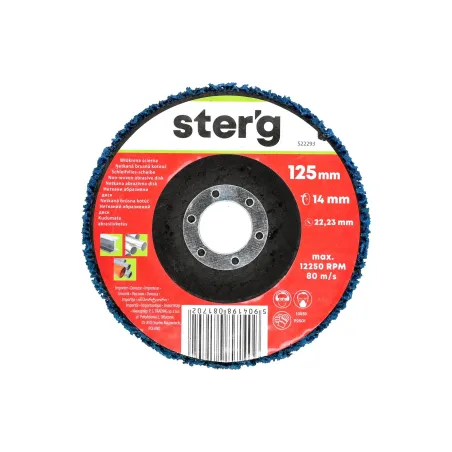 Włóknina ścierna 125 x 14 x 22.2 mm Niebieska