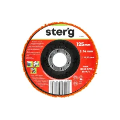 Włóknina ścierna 125 x 14 x 22.2 mm Pomarańczowa