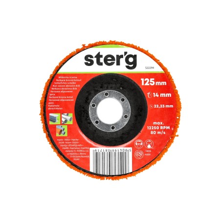 Włóknina ścierna 125 x 14 x 22.2 mm Pomarańczowa