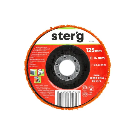 Włóknina ścierna 125 x 14 x 22.2 mm Pomarańczowa