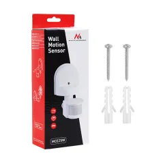 Ścienny czujnik ruchu zmierzchu 180st MCE25W
