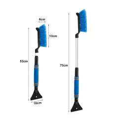 SZCZOTKO-SKROBACZKA DO SZYB ŚNIEGU LODU NT 50CM