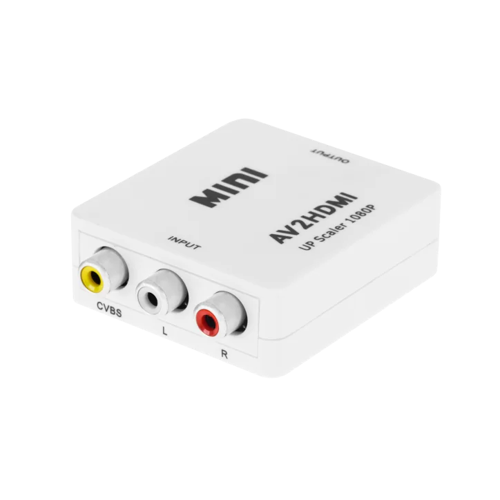 Konwerter sygnału gniazdo AV - CHINCH CVBS + AUDIO - gniazdo HDMI