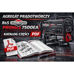 Agregat prądotwórczy B&S Promax 7500EA katalog części pdf