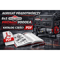 Agregat prądotwórczy B&S Promax 9000EA katalog części pdf
