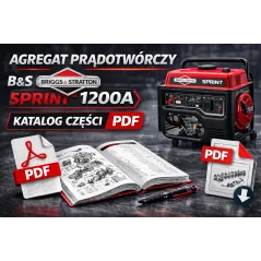 Agregat prądotwórczy B&S Sprint 1200A katalog części pdf