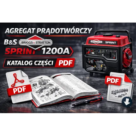 Agregat prądotwórczy B&S Sprint 1200A katalog części pdf