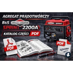 Agregat prądotwórczy B&S Sprint 2200A katalog części pdf
