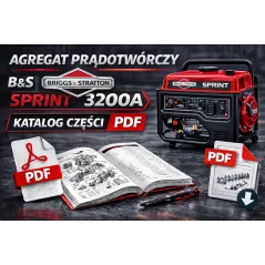 Agregat prądotwórczy B&S Sprint 3200A katalog części pdf