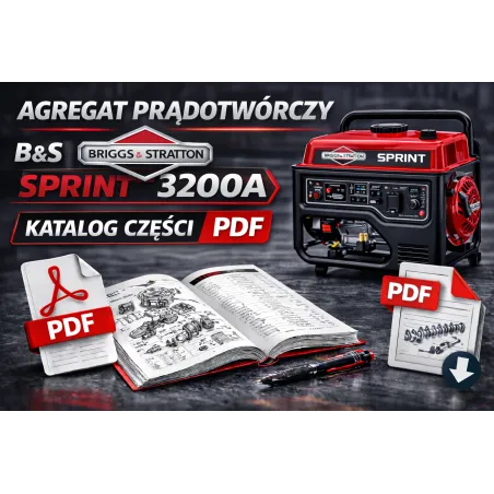 Agregat prądotwórczy B&S Sprint 3200A katalog części pdf