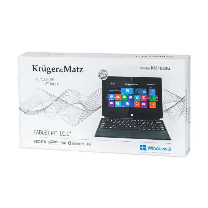 Kruger&Matz Tablet 10,1" Windows 8.1 z klawiaturą z wbudowanym modemem 3G